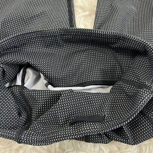 Lululemon Women's Leggings Wunder Polka Dot Size 4 Activewear Black & Grey - Picture 8 of 12